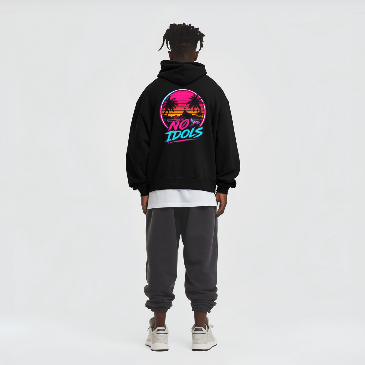 Nø Idols Neon Collection Rio Heavyweight Hoodie - Black