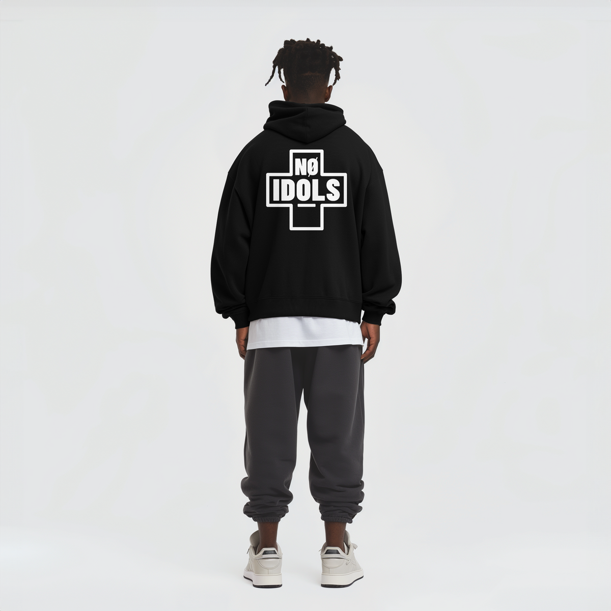 Nø Idols Heavyweight Hoodie- Black