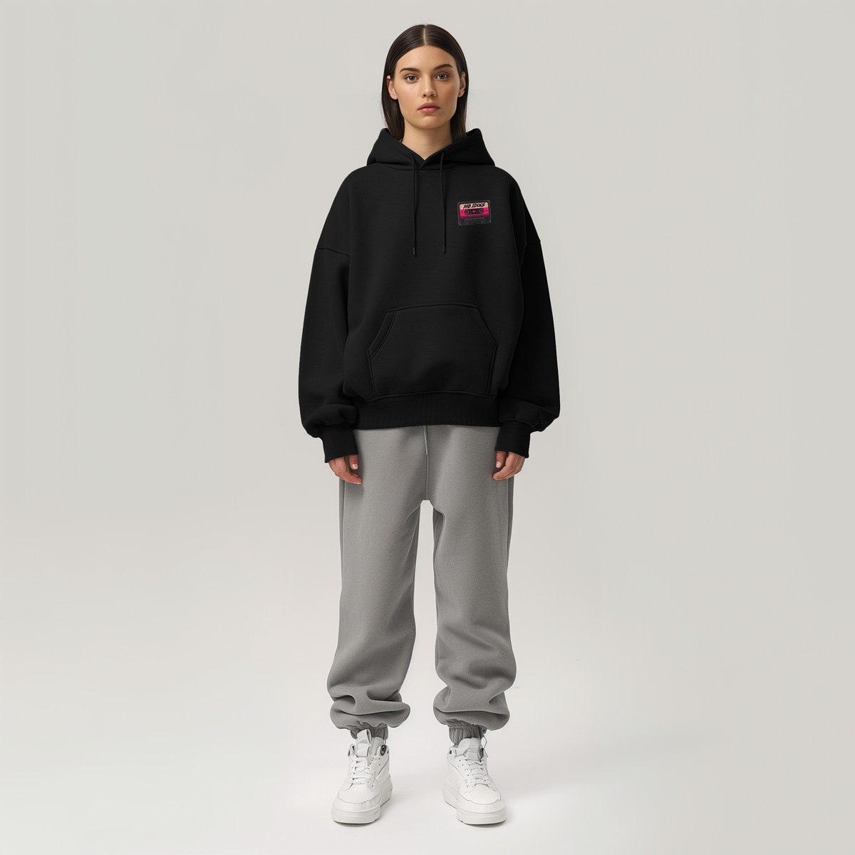 Nø Idols Neon Collection Cassette Heavyweight Zip Up Hoodie