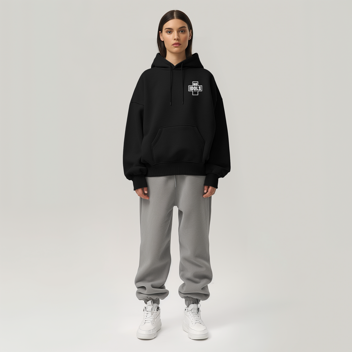 Nø Idols Neon Collection Rio Heavyweight Hoodie - Black
